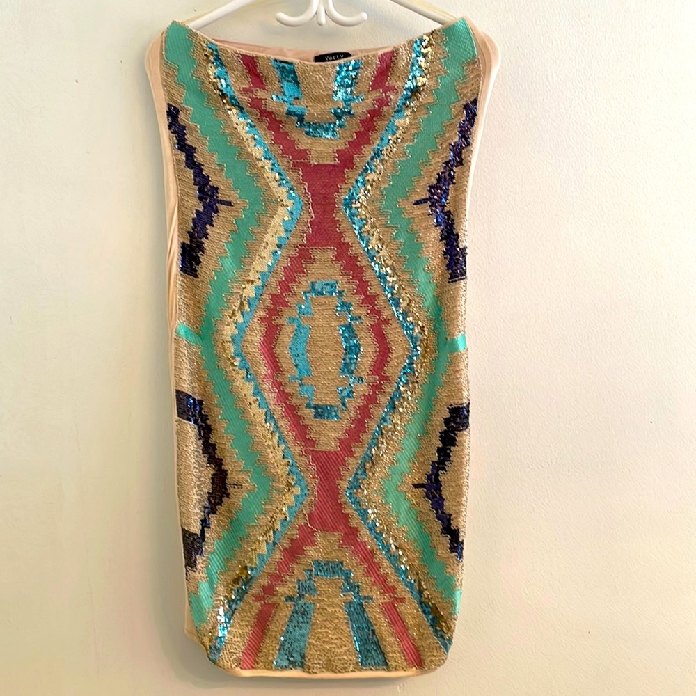 Sequin tube dress